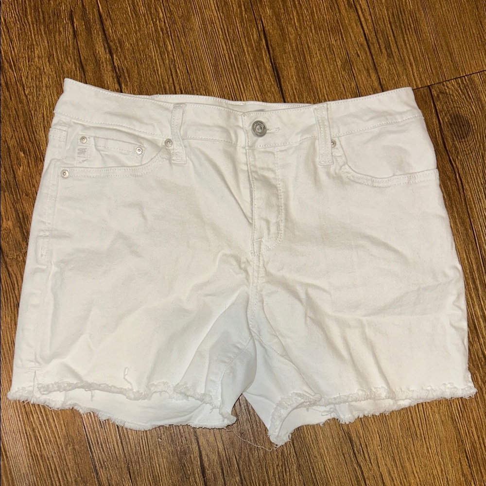 Seven7 White Jean Shorts for Women